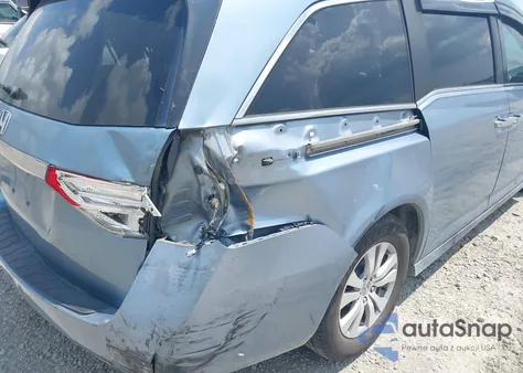 2014 Honda Odyssey Ex-L from USA, damaged, VIN 5FNRL5H62EB070838